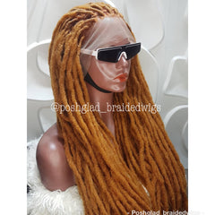 Box Braid Wig 4 by 4 Closure Lace (ife) - Poshglad Braided Wigs