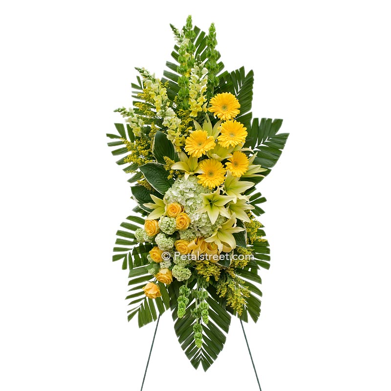 Modern Patriotic Funeral Flowers  Petal Street Flower Co. – Petal Street  Flower Company