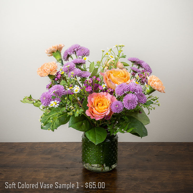 Beautiful Soft Colored Flower Arrangements – Petal Street Flower Company