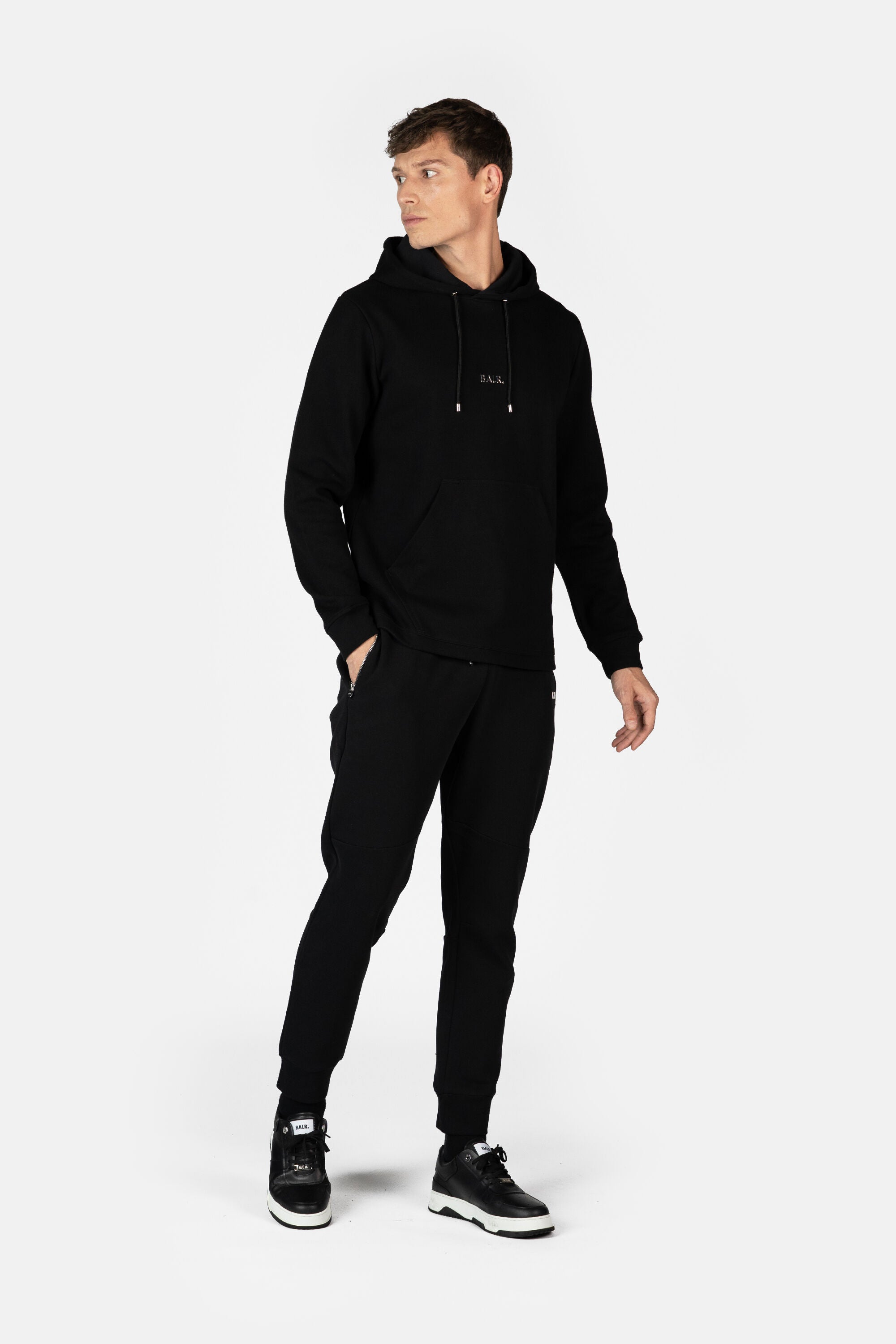 Hooded Define Jacket *Nulu curated on LTK  Black joggers outfit, Joggers  outfit, Athletic joggers outfit