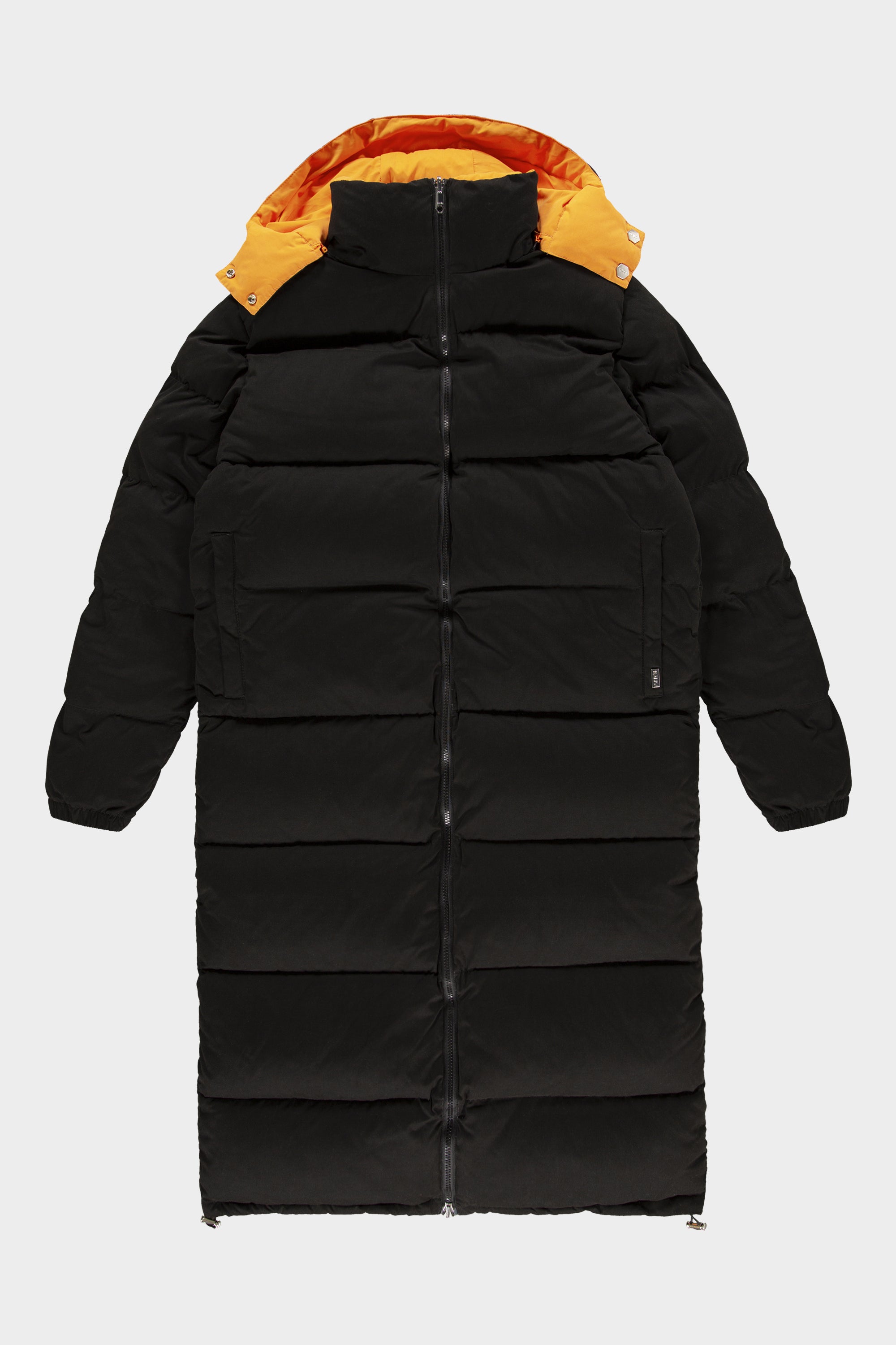 Long Puffer Jacket Jet | StyleSearch