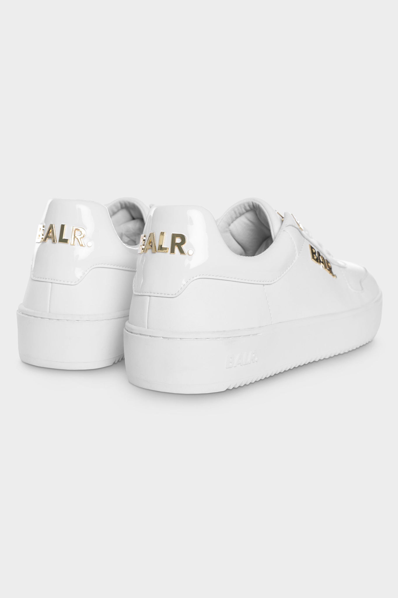 Metal Logo Sneakers Men White/Gold – BALR.