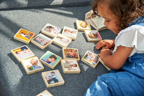 My Emotions Wooden Tiles