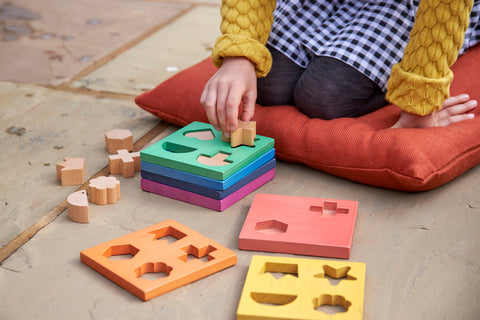 TickiT Wooden Shape Stacker