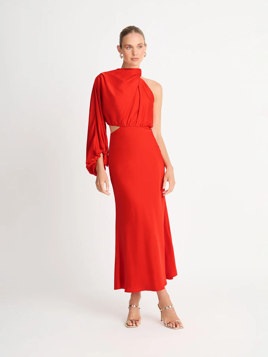 Sheike - Olivia Maxi - Red | All The Dresses