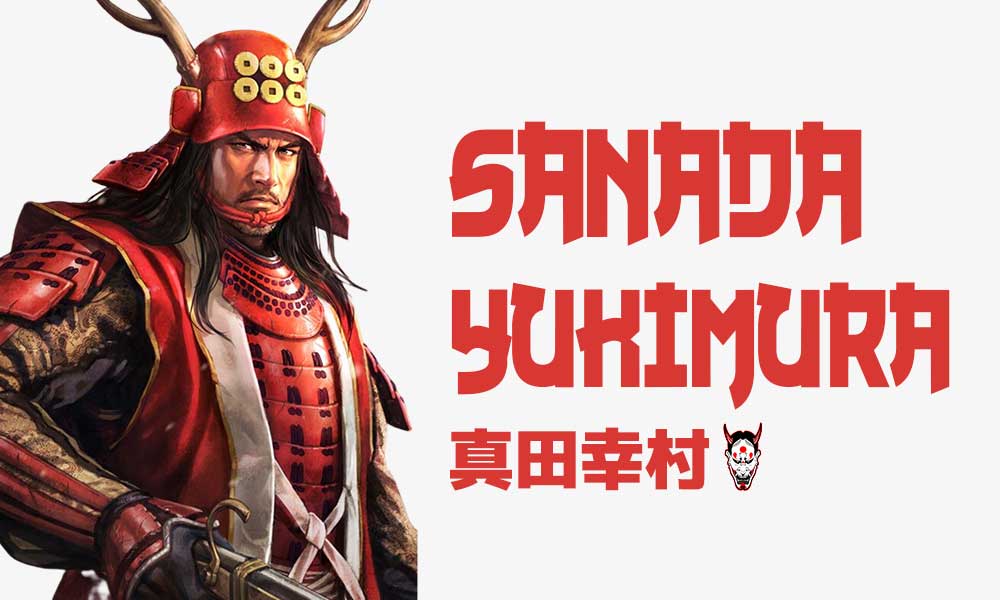 Yukimura Sanada a une armure rouge de samouraï