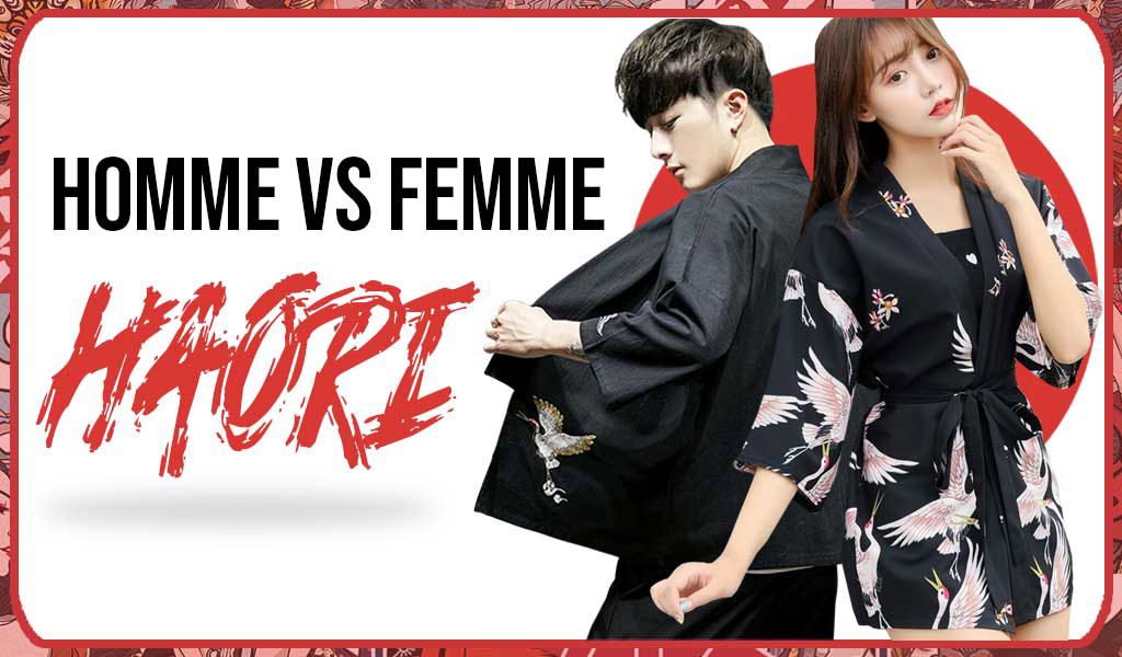 Quelle est la difference entre une veste kimono femme et une veste kimono homme