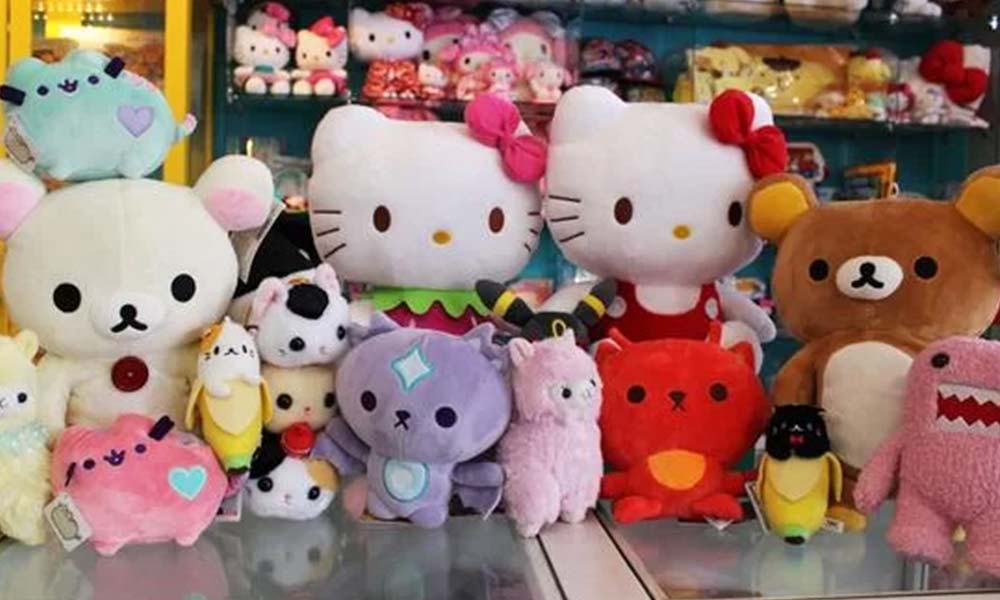 Hello kitty kawaii est une mascotte japonaise de l'entreprise Sanrio