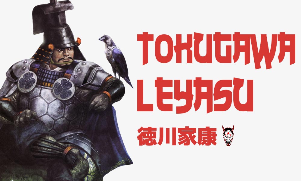 Le shogun leyasu tokugawa est en armure de samouraï