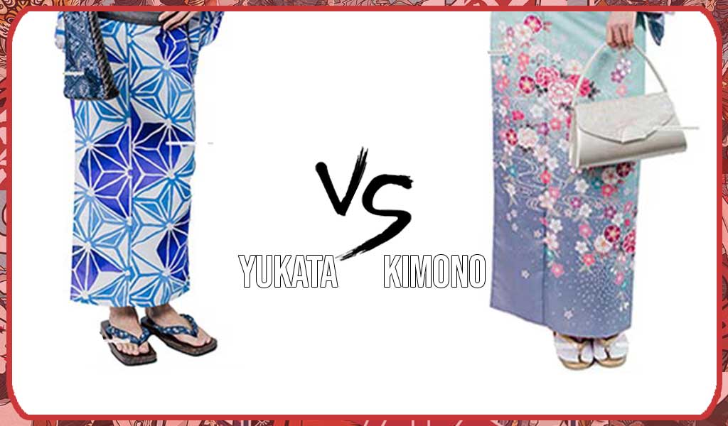 difference kimono vs yukata