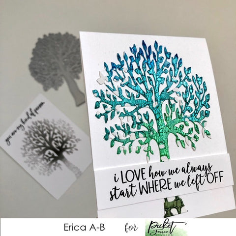 A Tree Diecut