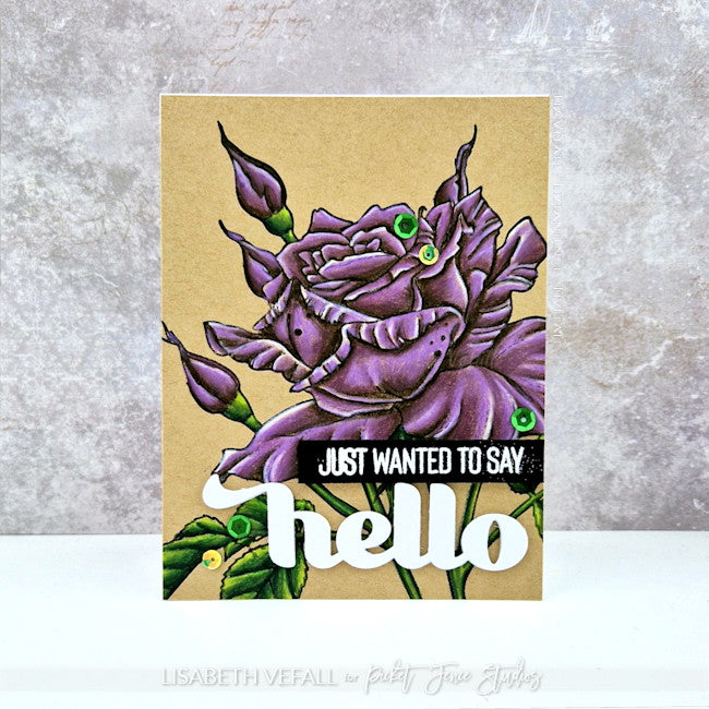 Budding Roses card