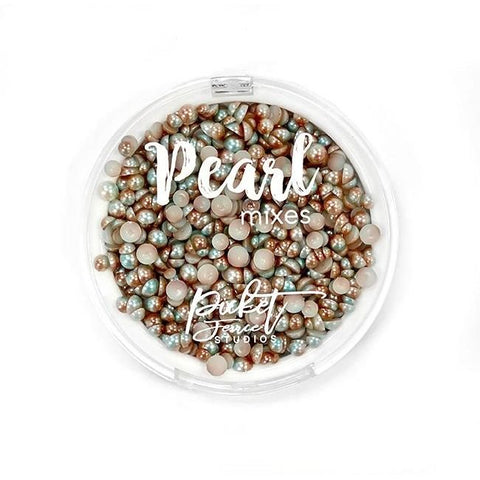 Pearls - Lime Green & Pale Pink