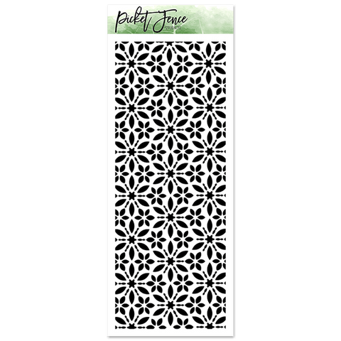 Slim Line Tall Christmas Tree Stencil – Picket Fence Studios