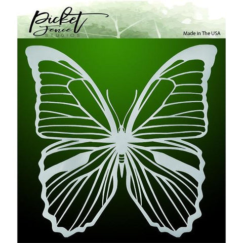 Layered Flit Butterfly Stencil – Picket Fence Studios