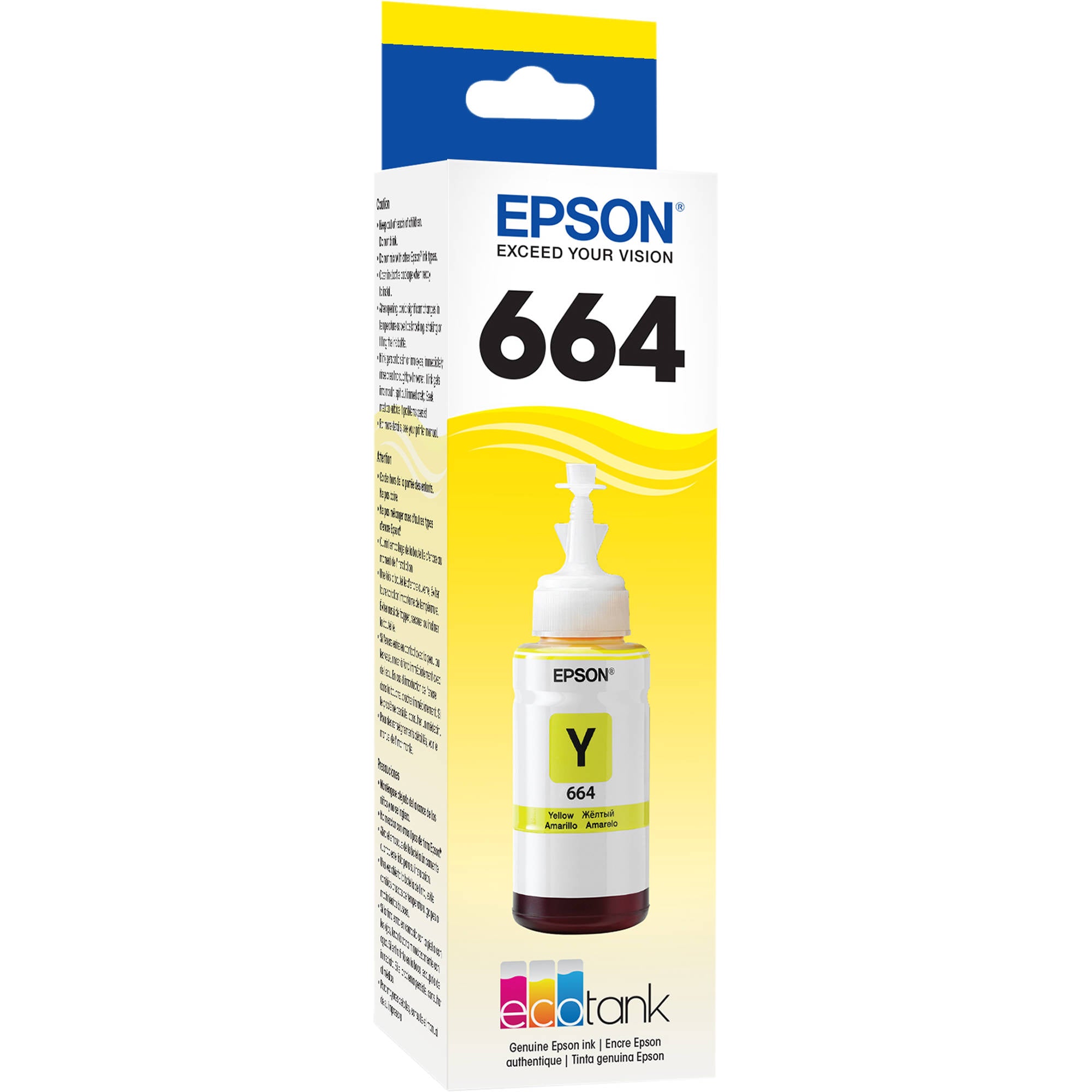 Refill Ink for Epson T-Series & EcoTank & Expression & WorkForce [Upgraded]