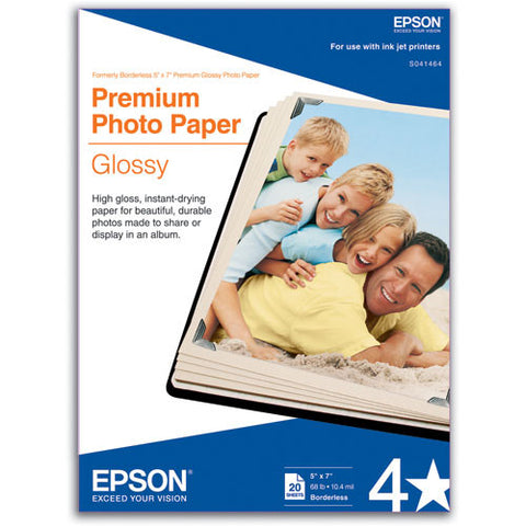 Epson Metallic Photo Paper Luster (8.5 x 11, 25 Sheets) S045596