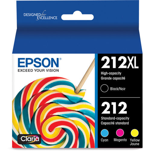 Epson Claria 212 Standard-Capacity Color and High-Capacity Black Ink C –  Image Pro International