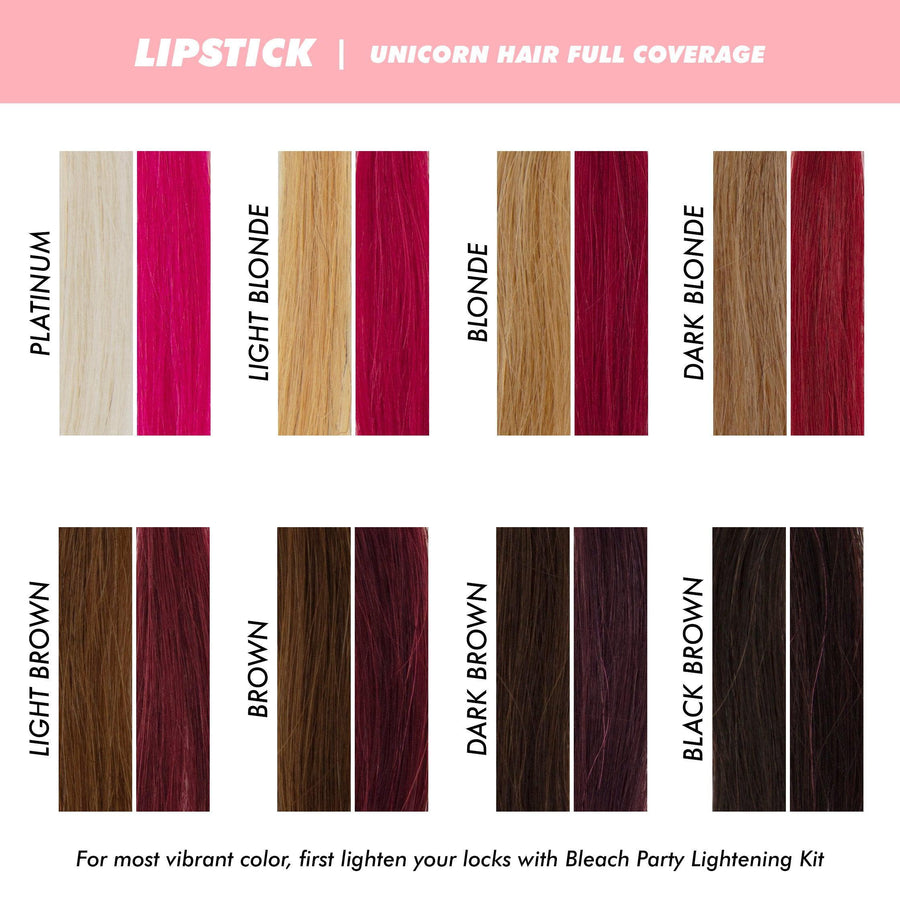Unicorn Hair Full Coverage variant:Lipstick