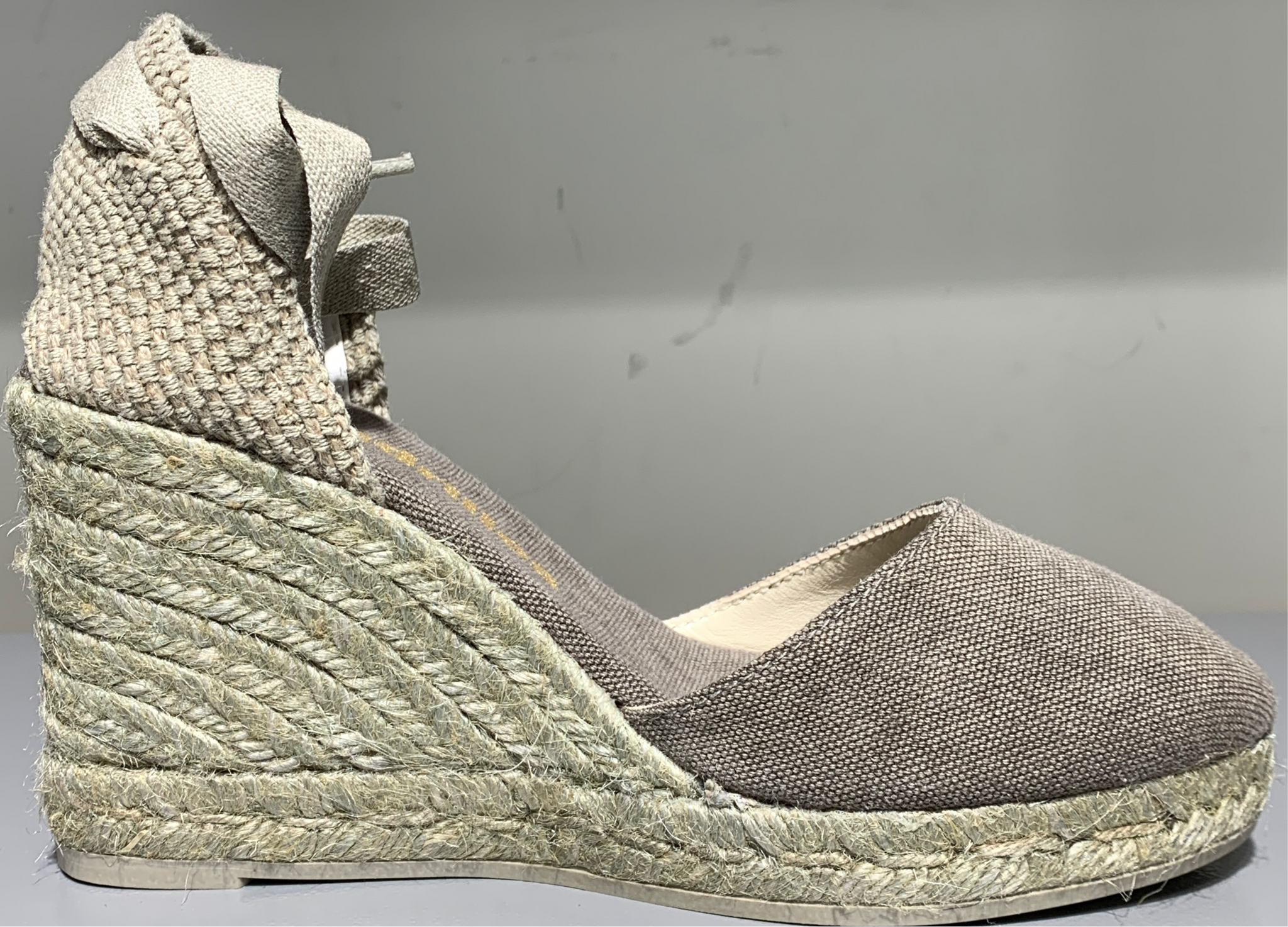 espadrillas alte con lacci