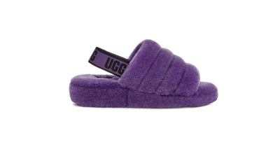 UGG Womens Fluff Yeah Slide Purple Sky Island Comfort Footwear