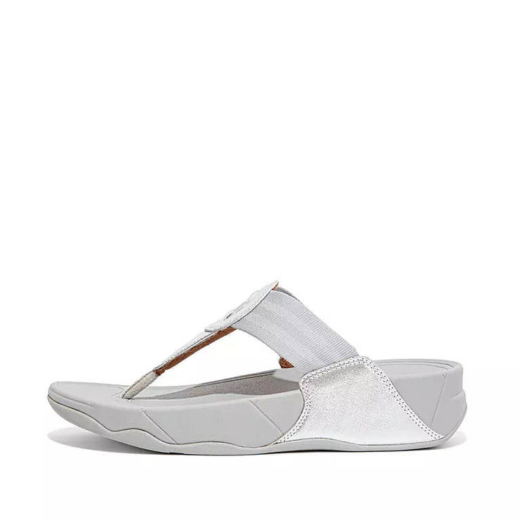 Afleiding monteren ernstig FitFlop Womens Walkstar Webbing Toe-Post Sandals Silver – Island Comfort  Footwear Fashion