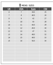 size chart teva