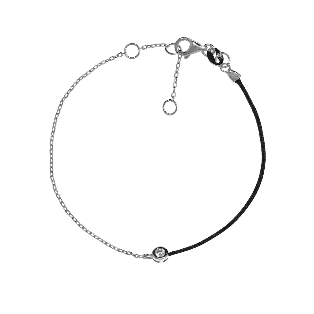 Bracelets | Black Silver Bangles | Chain and Silk Bracelets | Stretch ...