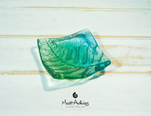 Load image into Gallery viewer, Fern Dish - Turquoise Blue Green - 10cm(4&quot;)

