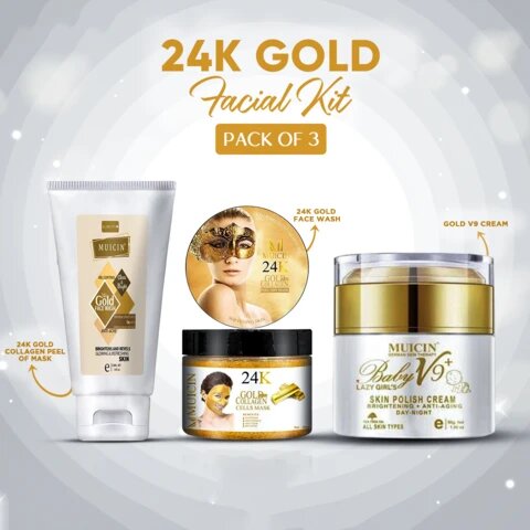 Muicin 24k Gold Facial Kit