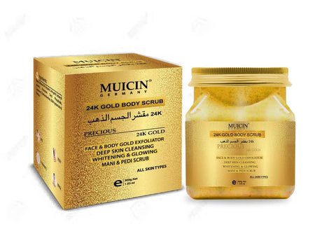 Muicin 24K Gold Exfoliating Face & Body Scrub