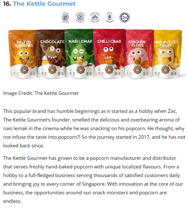 Best in Singapore featuring The Kettle Gourmet