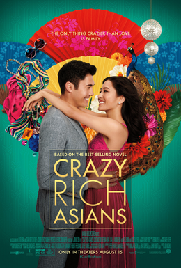 The theatrical poster for the movie Crazy Rich Asians