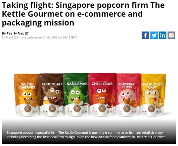 Screengrab of the FoodNavigator Asia article