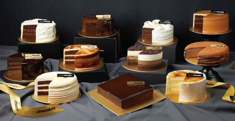 Signature cakes offered by Awfully Chocolate