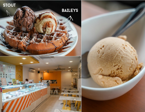 Salted Caramel, a cafe known for it's unique ice cream flavours
