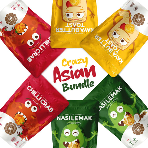 The Crazy Asian Flavoured Bundle consisting 6 packets