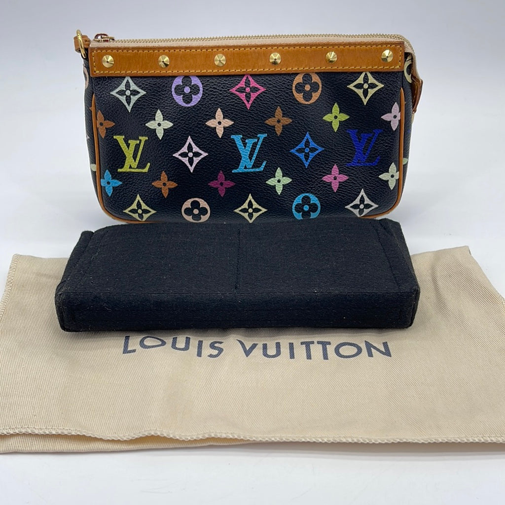 Louis Vuitton Monogram Jacquard Schulterriemen (passend zur Multi Pochette)  in Khaki - Ankauf & Verkauf Second Hand Designertaschen und Accessoires