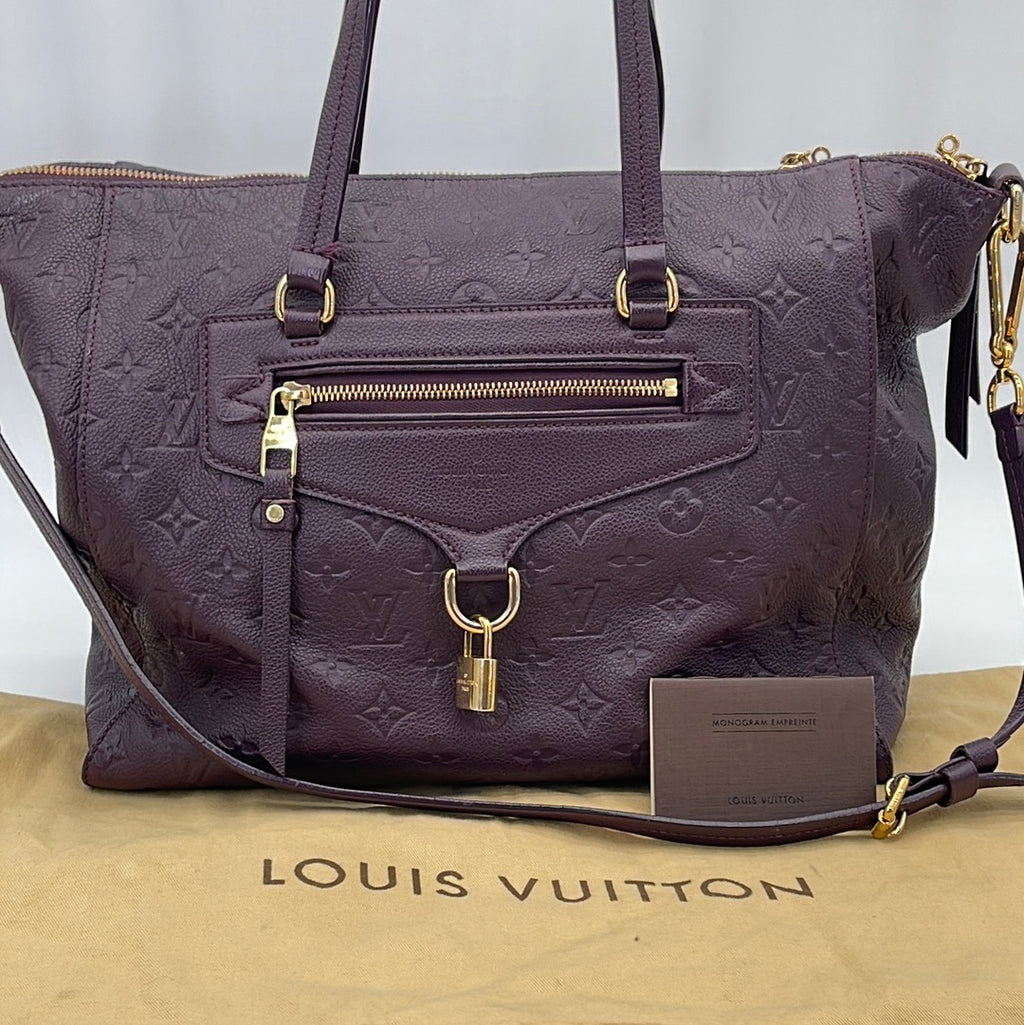 PRELOVED Louis Vuitton Montaigne MM Purple Empriente Monogram Leather –  KimmieBBags LLC