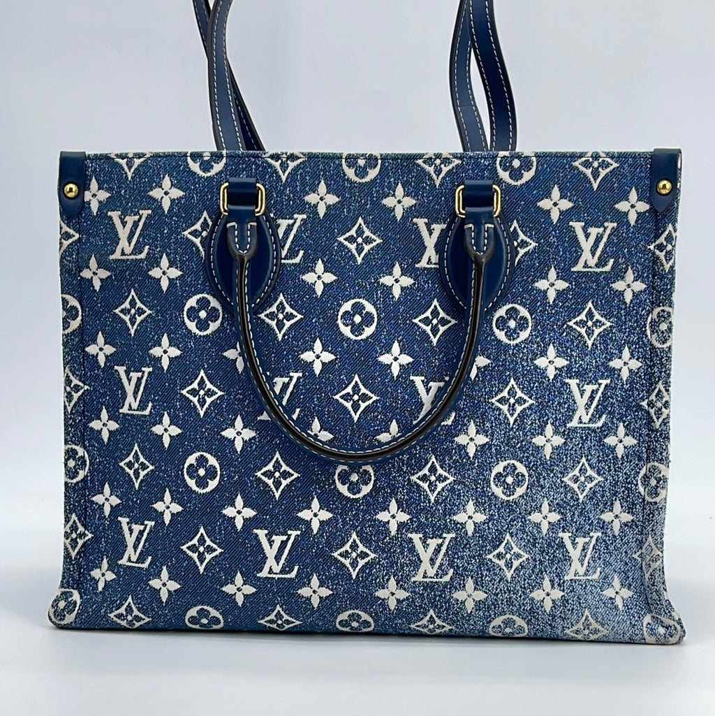 Louis Vuitton Monogram Jacquard Denim Onthego