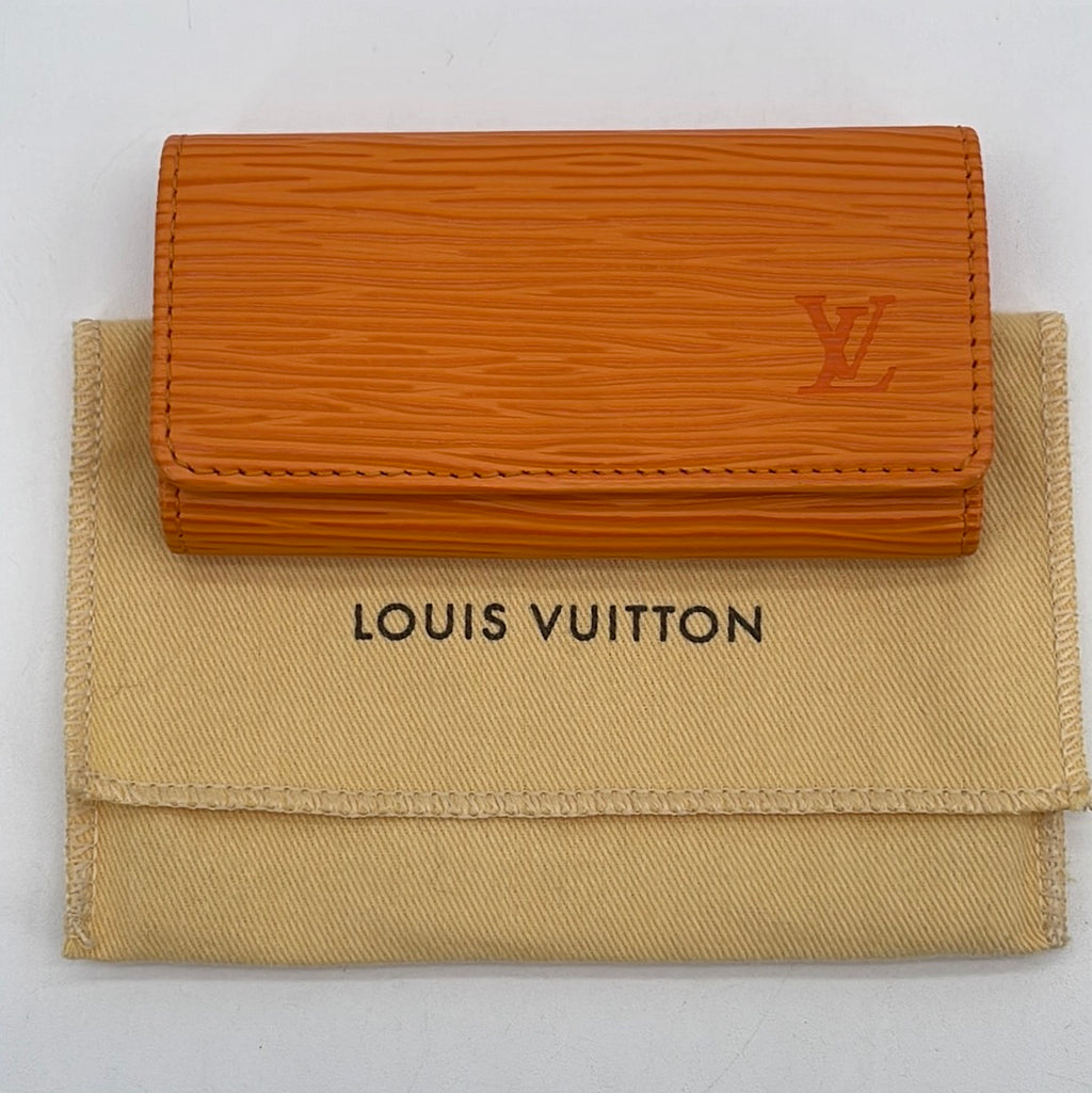 Louis Vuitton Orange Monogram Canvas Multicles 4 Key Holder