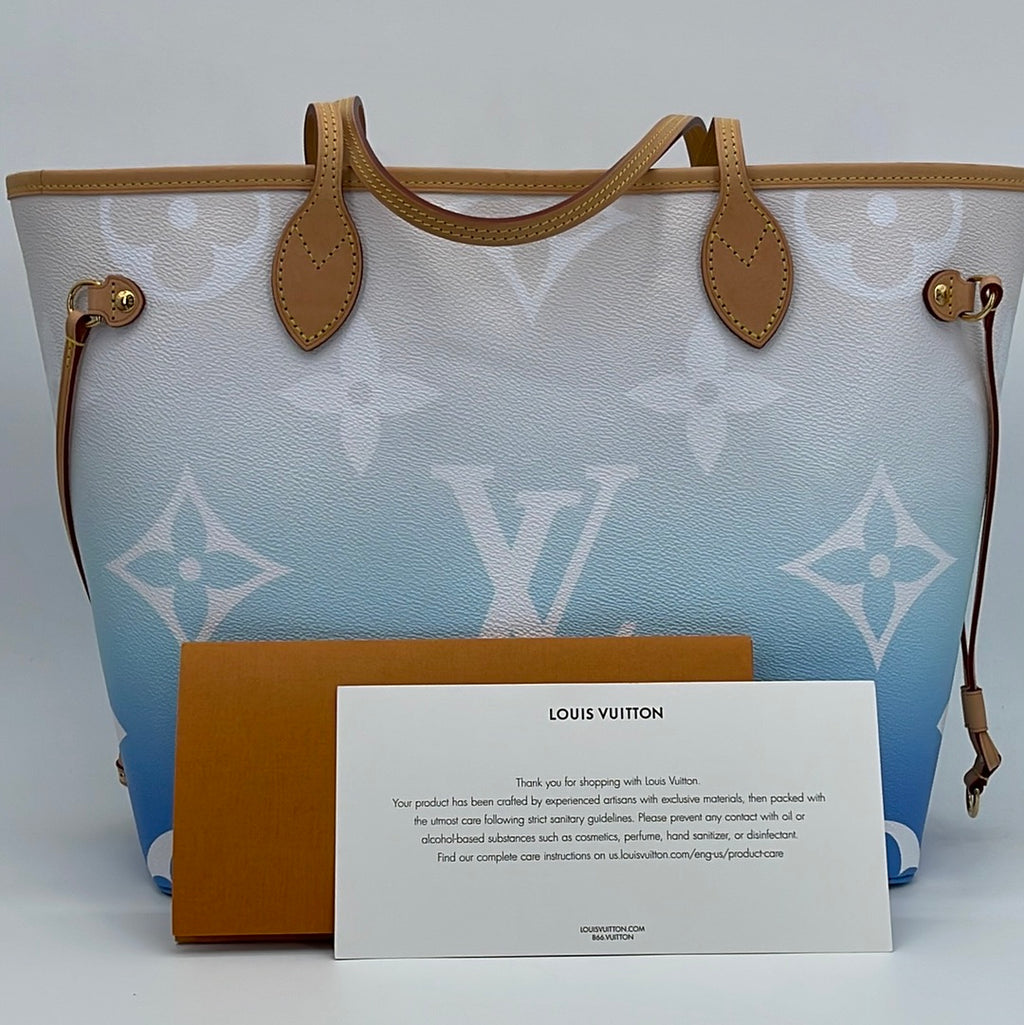 GIFTABLE Preloved LIMITED EDITION Louis Vuitton Sunrise Pastel Giant  Monogram Canvas MM Neverfull Tote XGXMHBM 080923 $200 OFF