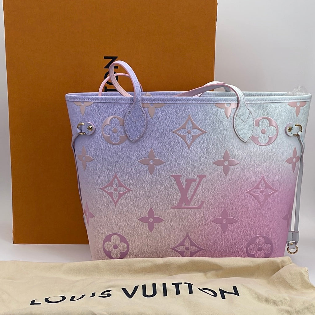 Watch me unbox my new Louis Vuitton Neverfull MM Sunrise Pastel