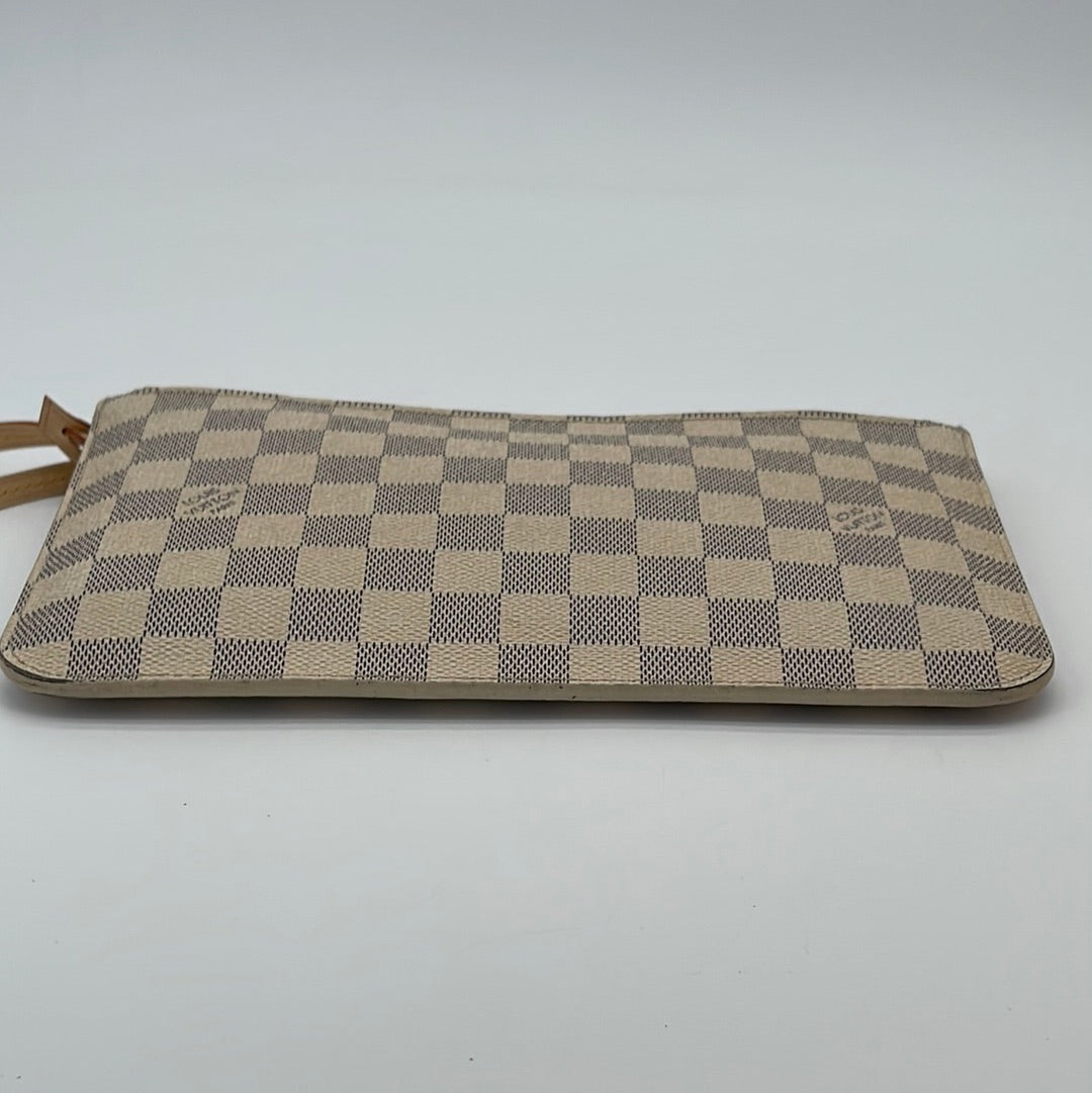 NTWRK - Preloved Louis Vuitton Damier Azur Neverfull Large Pouch SD2107