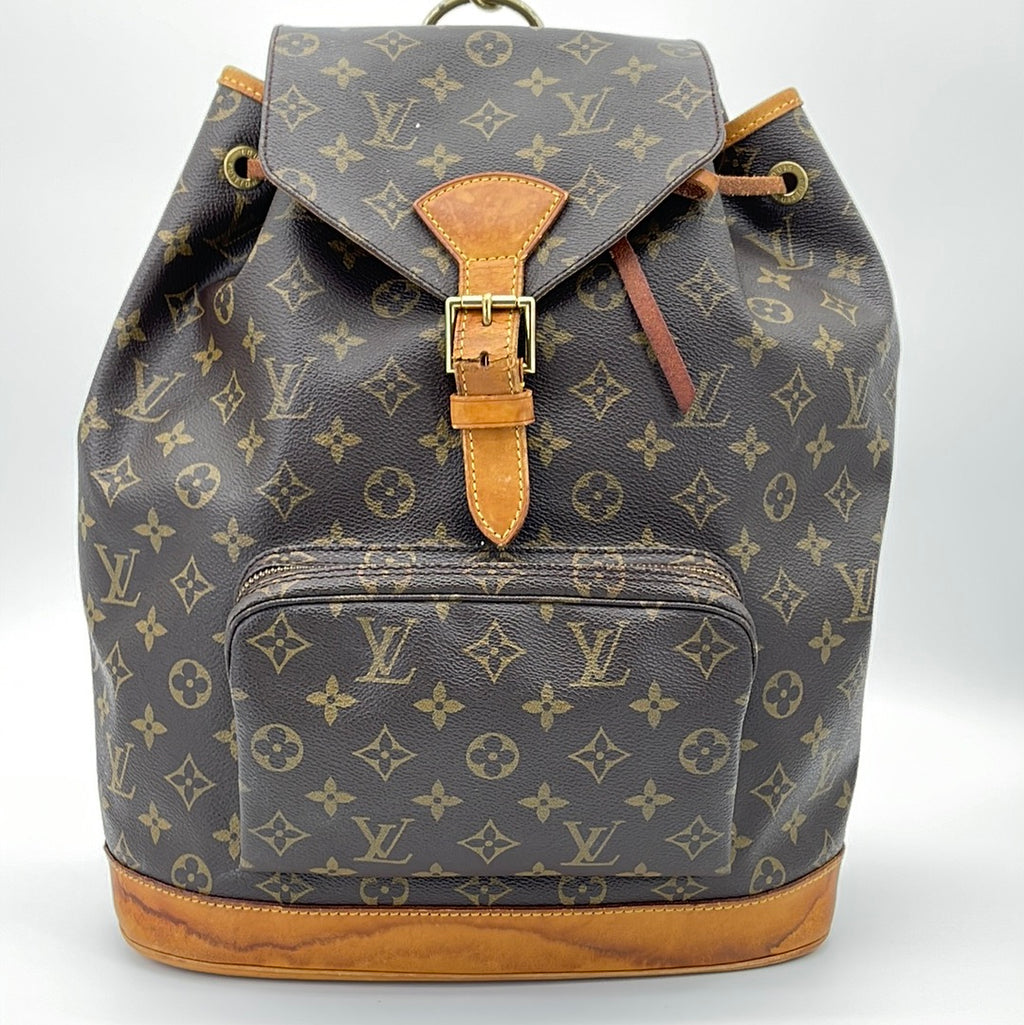 Louis Vuitton Monogram Canvas Montsouris GM Backpack Bag - Yoogi's