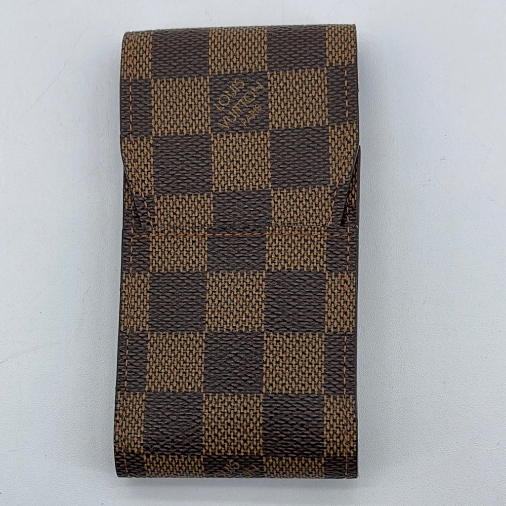 Preloved Louis Vuitton Damier Ebene Business Card Holder CA0066