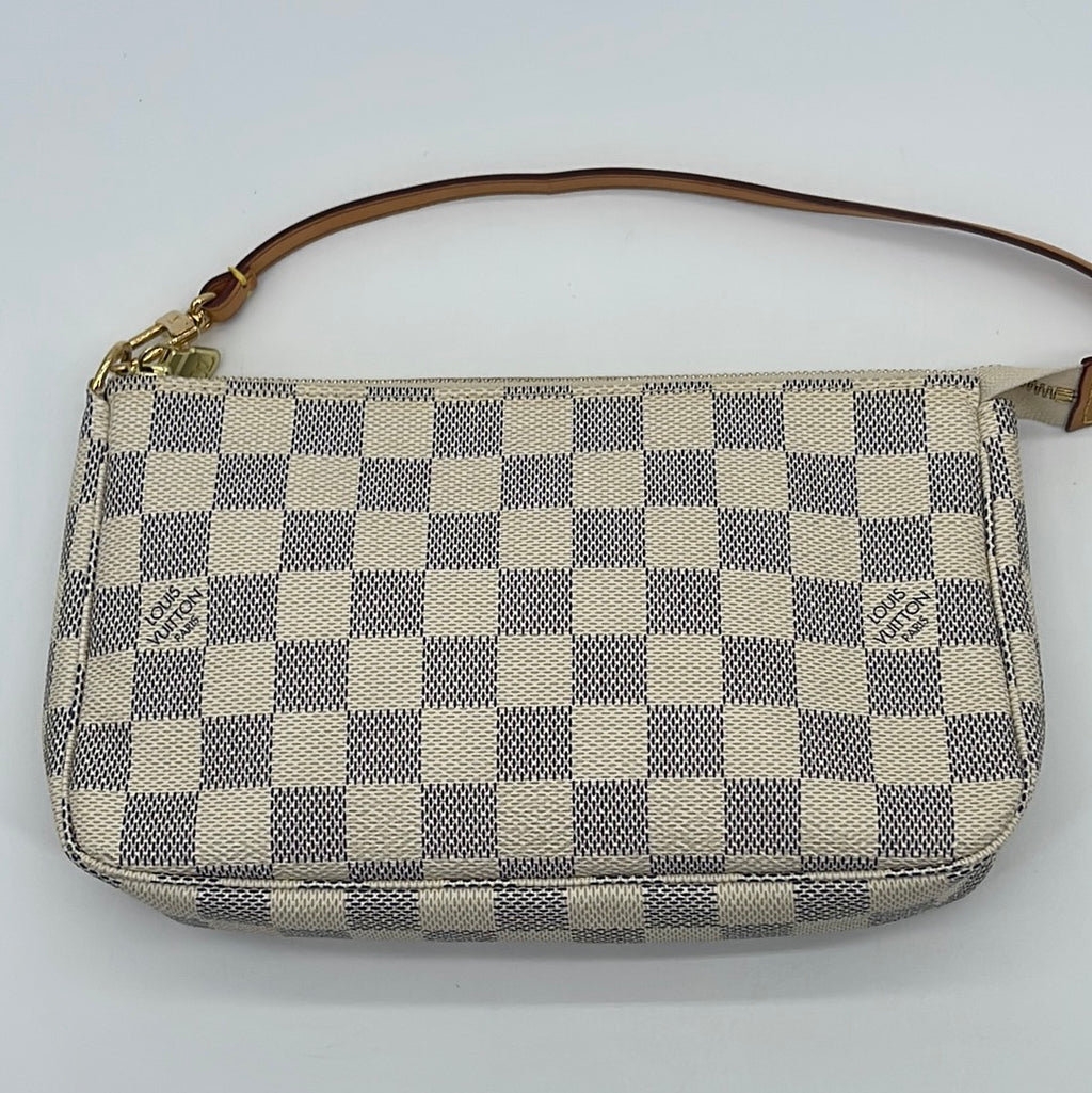 Preloved Louis Vuitton Damier Azur Canvas Saleya mm Bag FL0038 050523 Off Deal