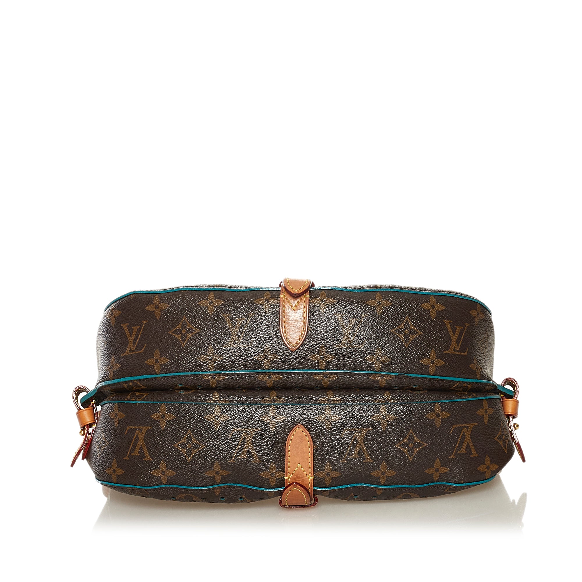 Louis Vuitton Brown, Pattern Print Monogram Sofia Coppola Flore Saumur