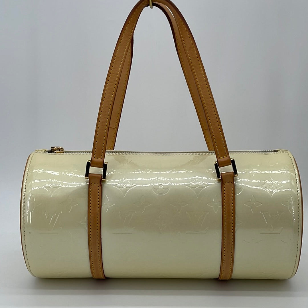 Louis Vuitton Ivory Monogram Vernis Bedford Papillon Top Handle