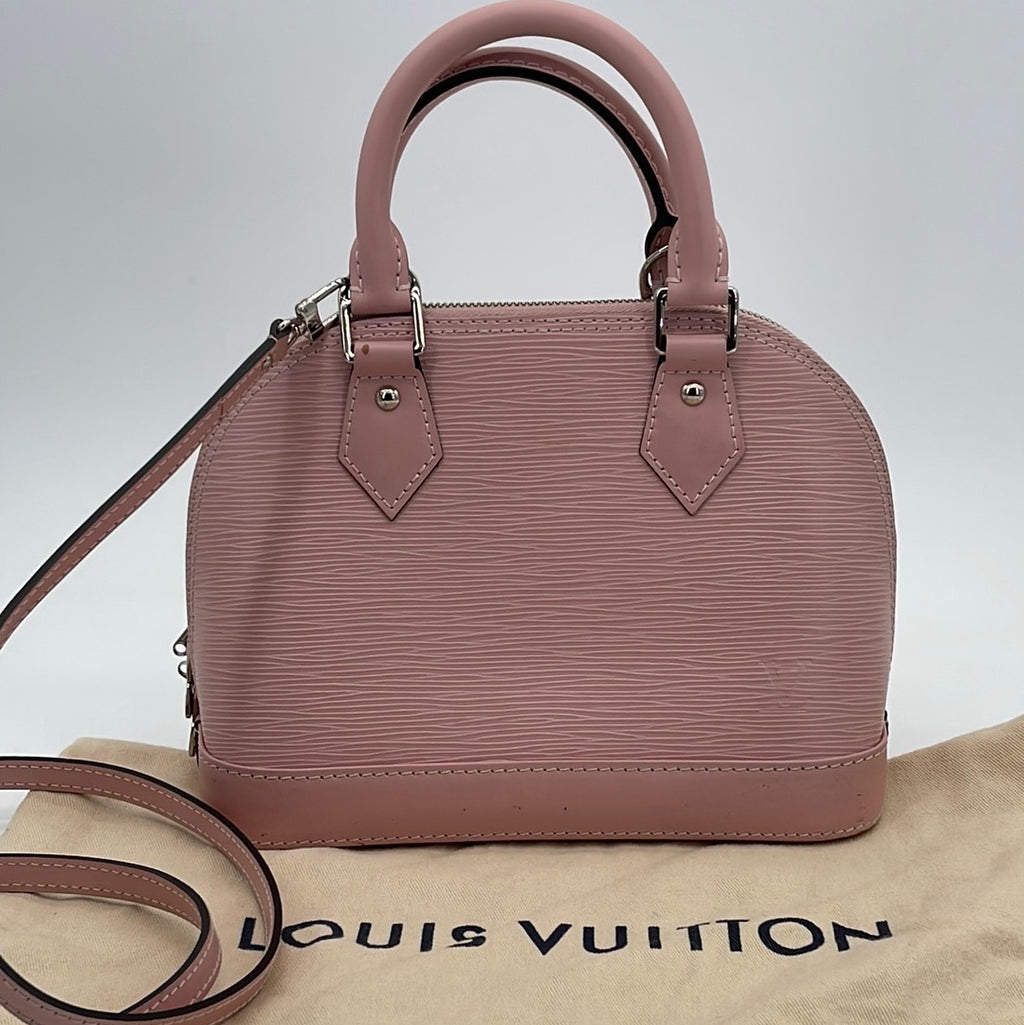 PRELOVED Louis Vuitton PURPLE Vernis Alma BB Crossbody Bag SN1124